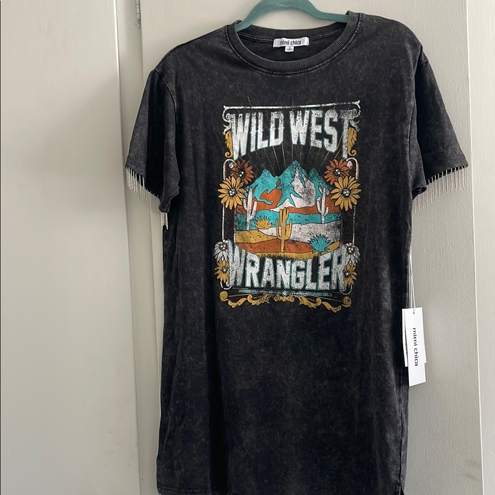 Wild West Wrangler T-Shirt Dress